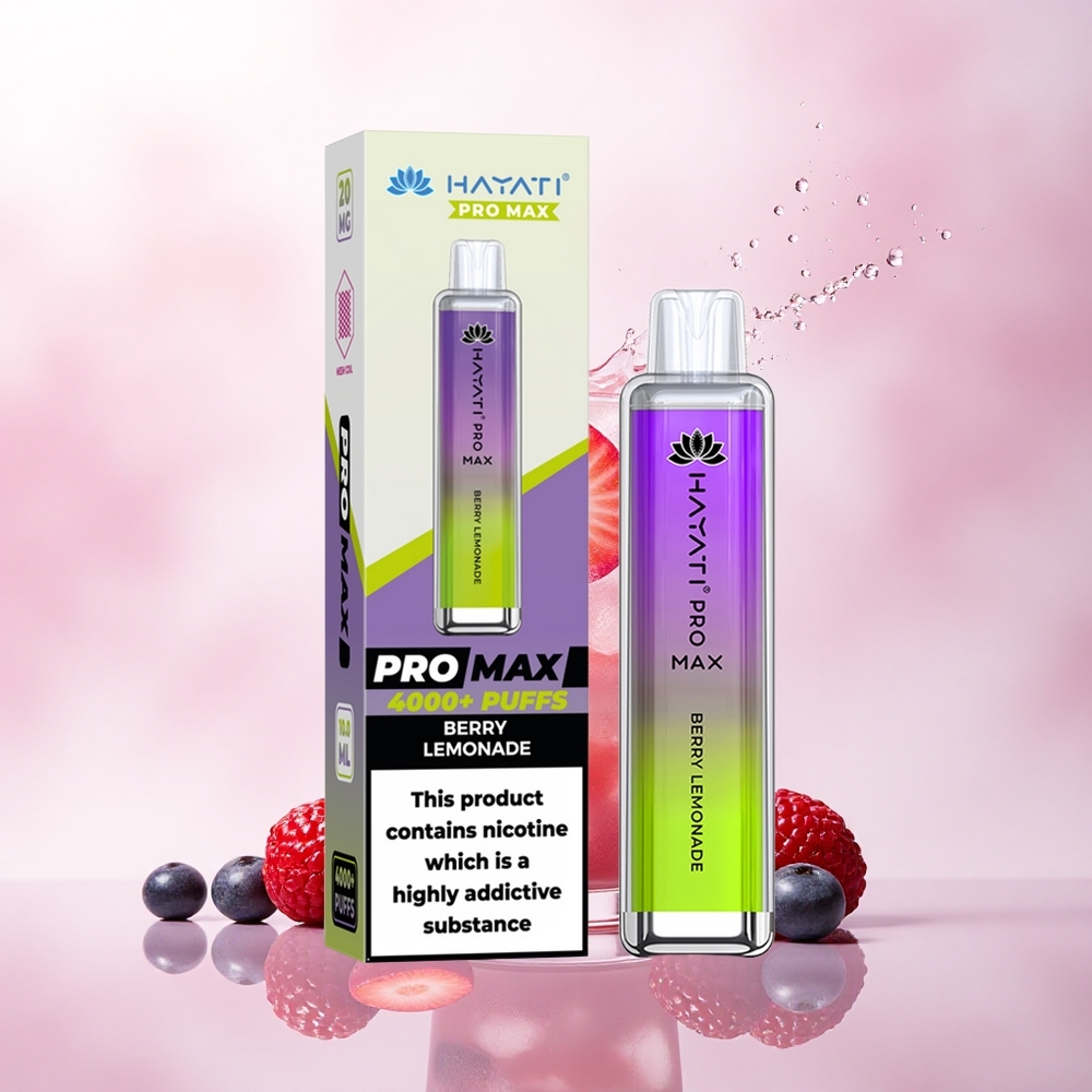 Hayati Pro Max 4000 Puffs Bærsitronade 1400mAh 2ml