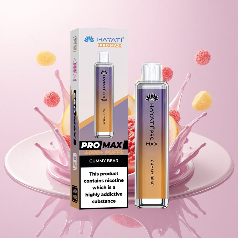 Hayati Pro Max 4000 Puffs Bjørnegummi 1400mAh 2ml