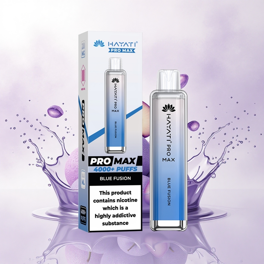 Hayati Pro Max 4000 Puffs Blå Fusion 1400mAh 5% Nikotin
