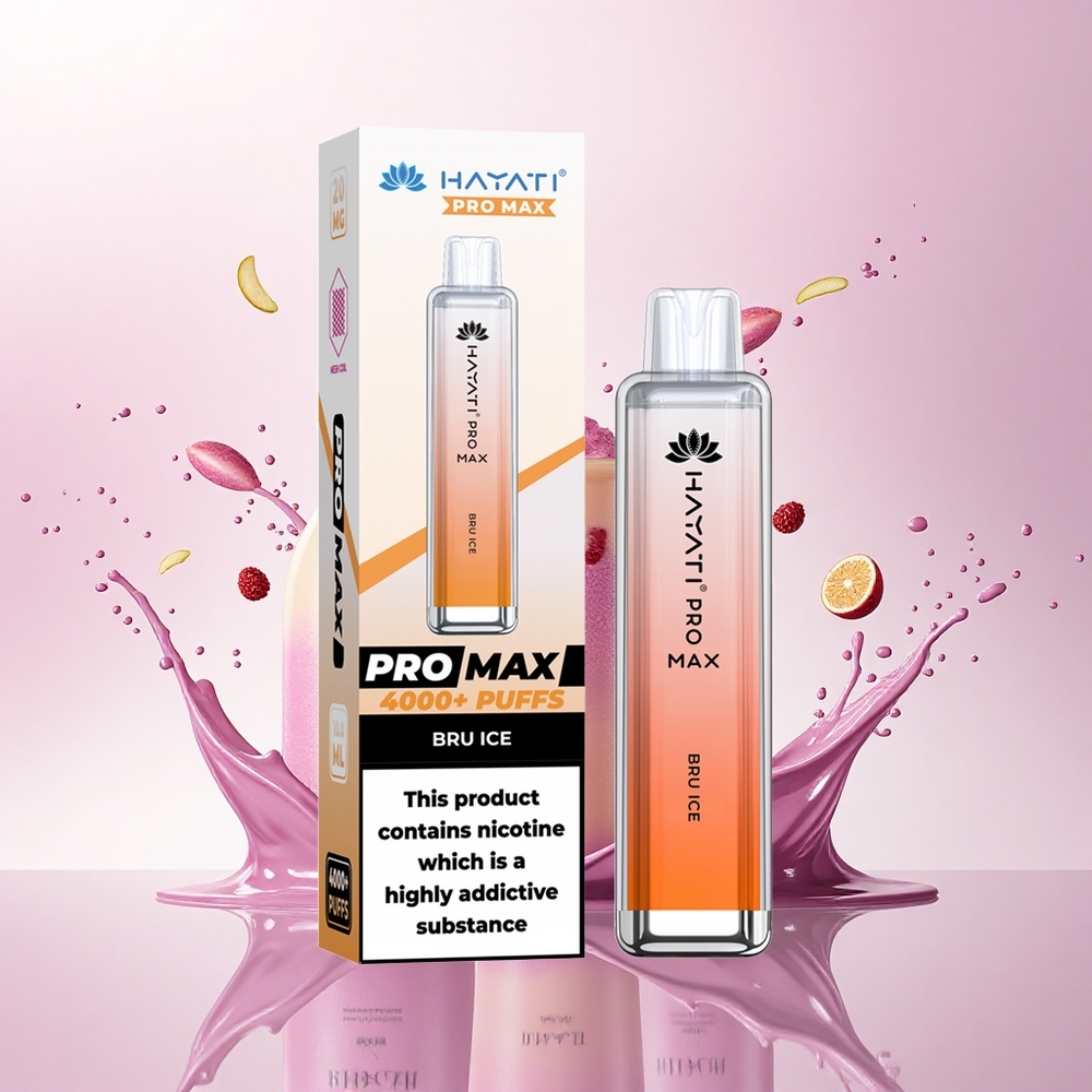 Hayati Pro Max 4000 Puffs Bru Is Dual Coil 1400mAh