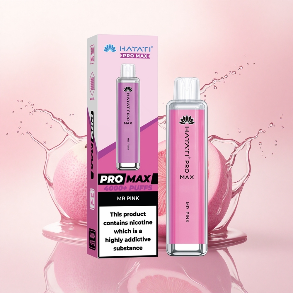 Hayati Pro Max 4000 Puffs Herr Rosa 1400mAh 2ml