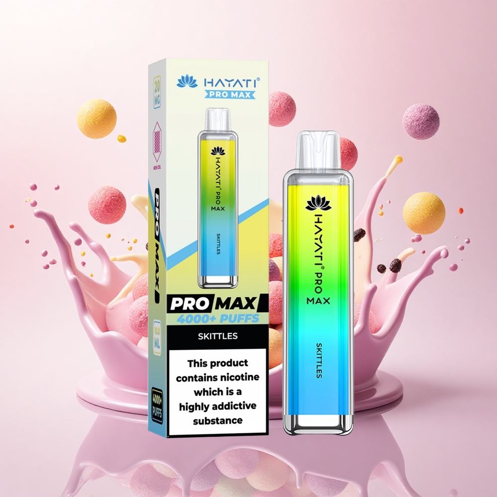 Hayati Pro Max 4000 Puffs Skittles Dual Coil 1400mAh 2ml
