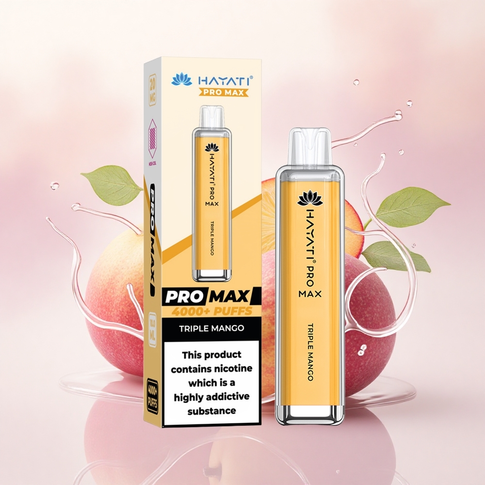 Hayati Pro Max 4000 Puffs Triple Mango 5% Nikotin 1400mAh