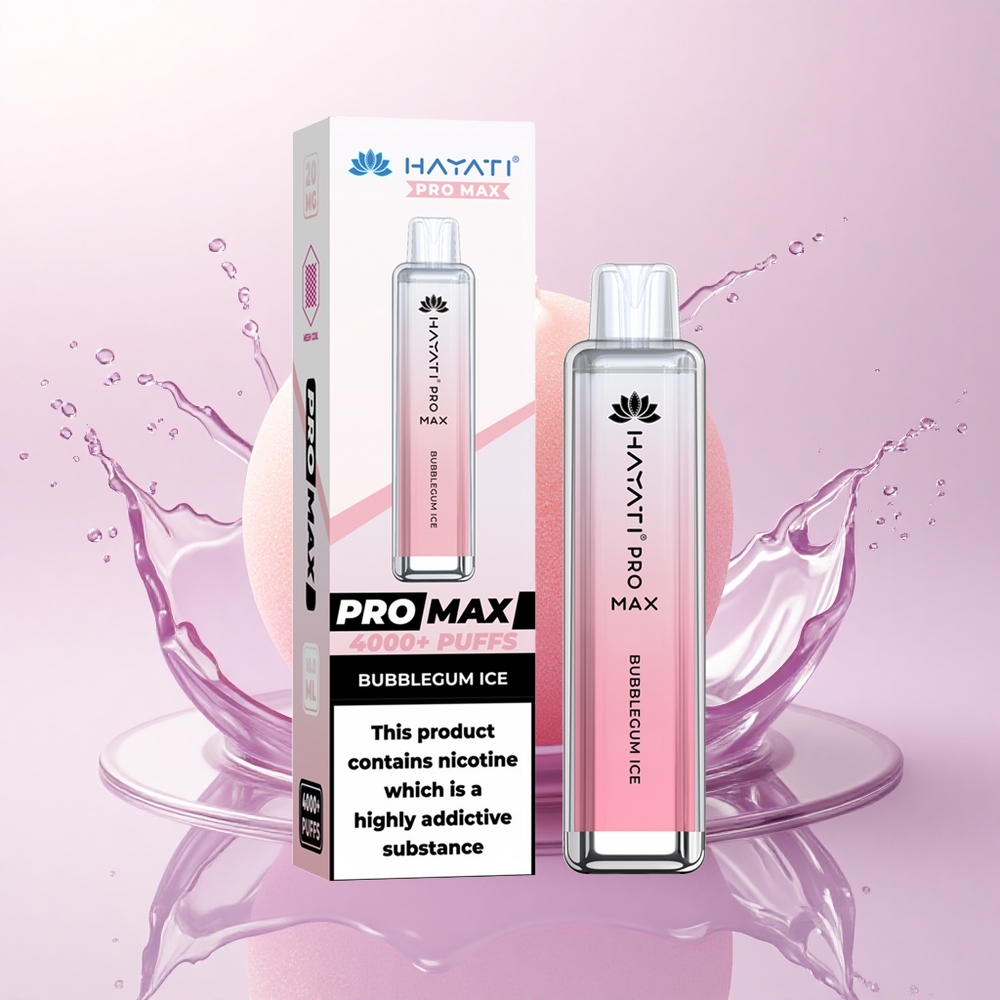 Hayati Pro Max 4000 Puffs Tyggegummi Is 2% Nikotin 1400mAh