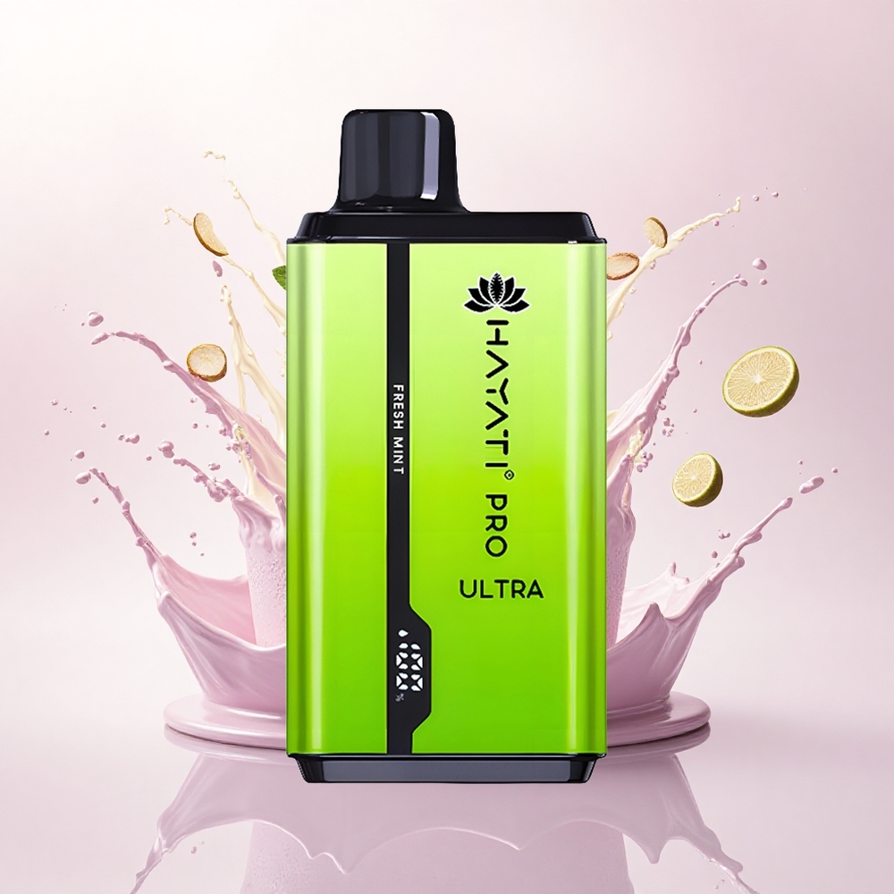 Hayati Pro Ultra 15000 Puffs Frisk Mynte 850mAh 2% Nikotin