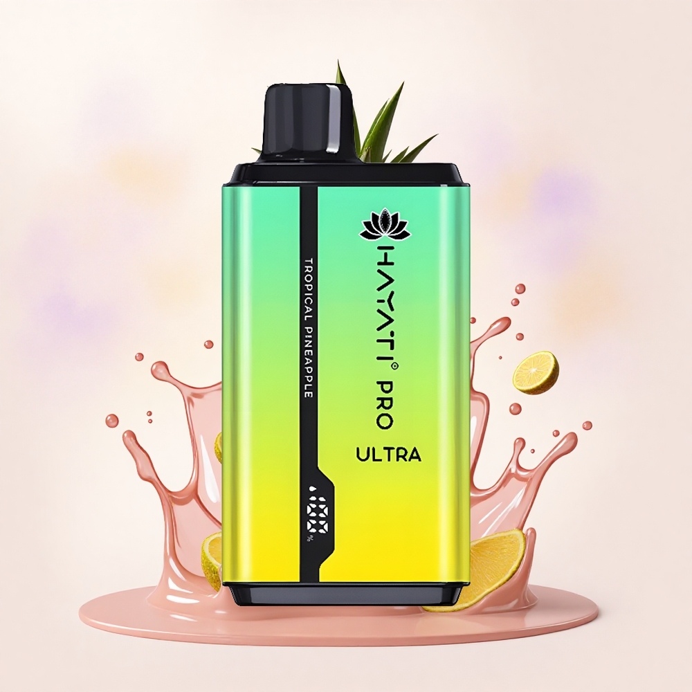 Hayati Pro Ultra 15000 Puffs Tropisk Ananas 850mAh 2% nikotin