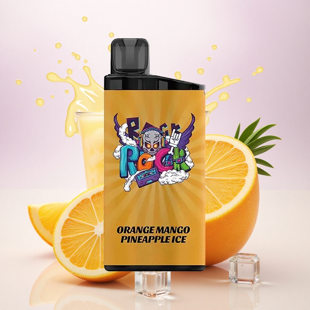 IGET Bar 3500 Puffs Appelsin Mango Ananas Is med 1400 mAh batteri