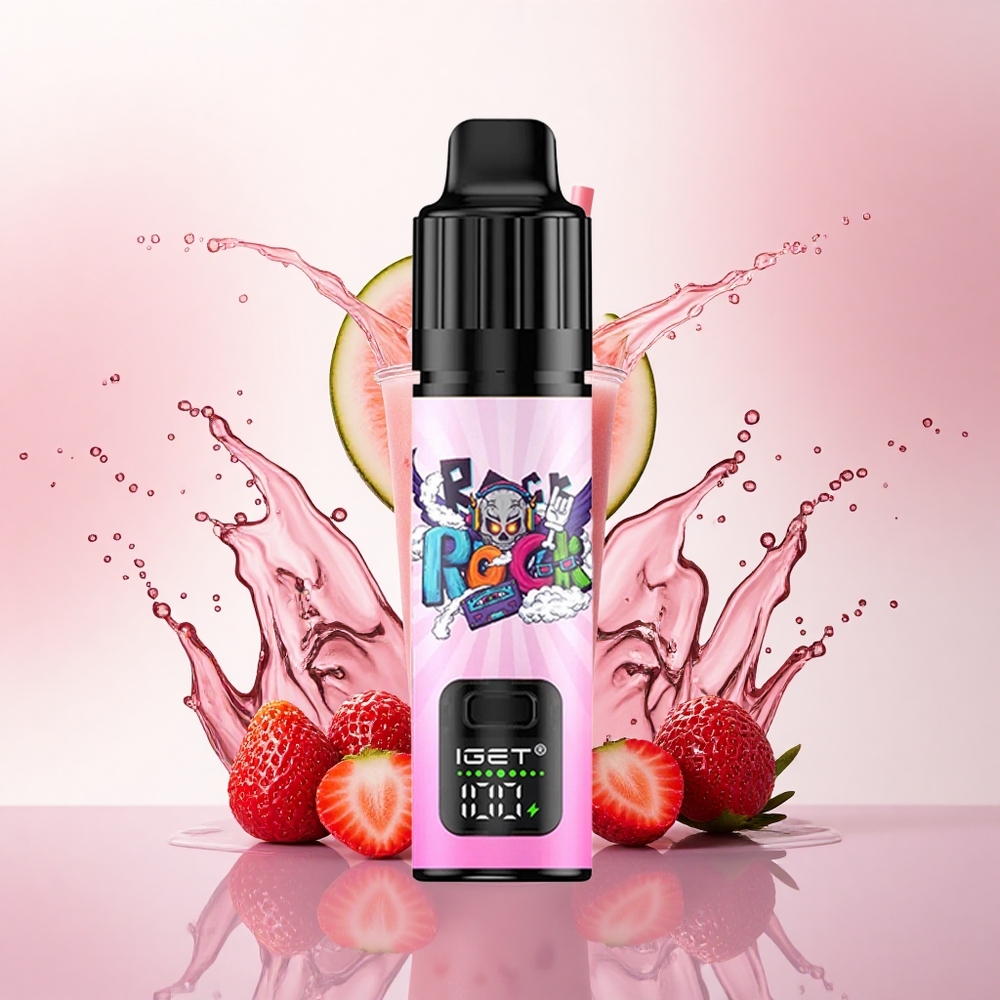 IGET BAR PLUS S3 POD 10000 Puffs Jordbær Vannmelon Is 5% Nikotin 950 mAh