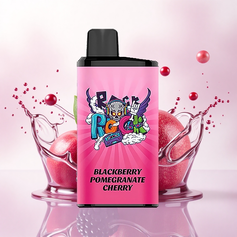 IGET Bar Pro 10000 Puffs Svartbringebær Granate Kirsebær 2000 mAh PC+ALU