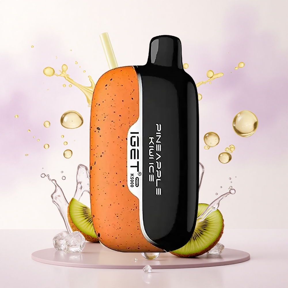 IGET Moon K5000 Puffs Ananas Kiwi Is 5000 Puffs PC Mesh Coil 1.35 Ohm