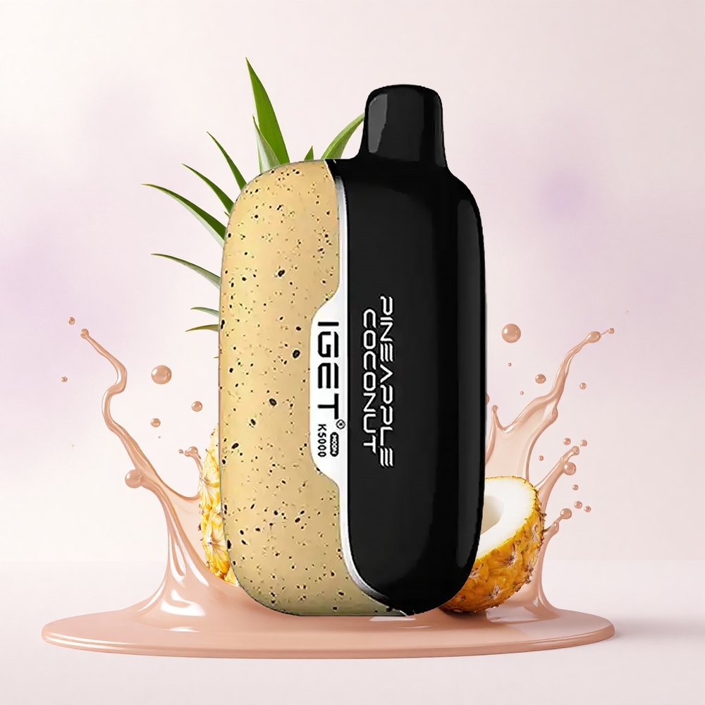 IGET Moon K5000 Puffs Ananas Kokos 81.5g PC 1.35 Ohm Mesh