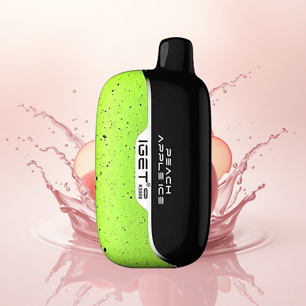 IGET Moon K5000 Puffs Eple Fersken 81.5g 1.35 Ohm Mesh
