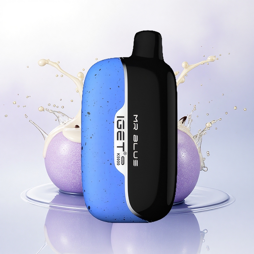 IGET Moon K5000 Puffs Herr Blå PC Mesh Coil 1.35 Ohm