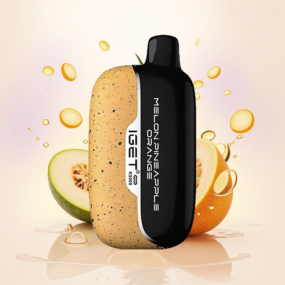 IGET Moon K5000 Puffs Melon Ananas Appelsin 81,5g 1,35 Ohm
