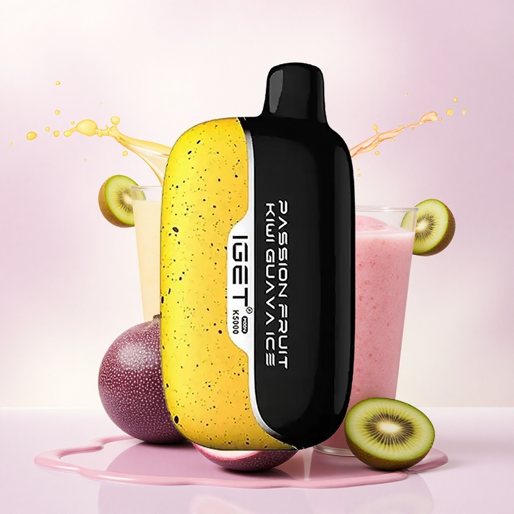 IGET Moon K5000 Puffs Passionsfrukt Kiwi Guava Is 5000 Puffs 1.35 Ohm Mesh Coil