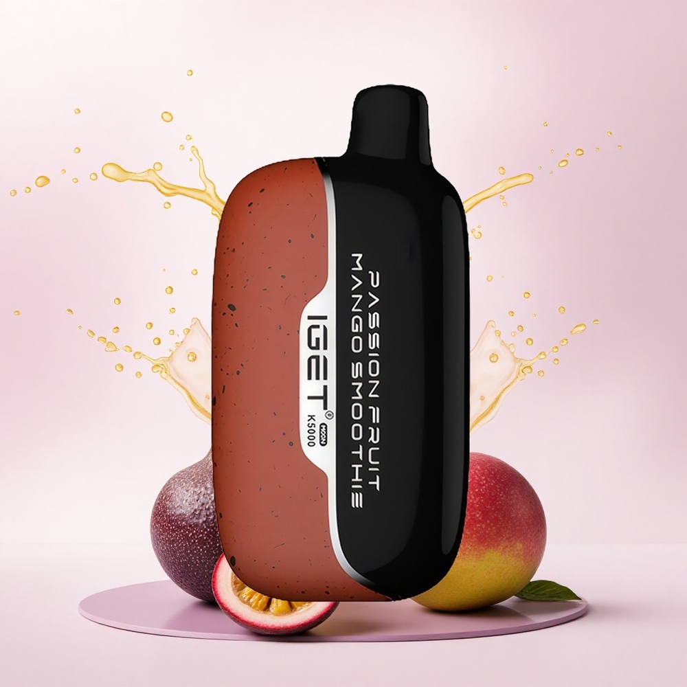 IGET Moon K5000 Puffs Passionsfrukt Mangosmoothie PC Mesh Coil 1.35 Ohm