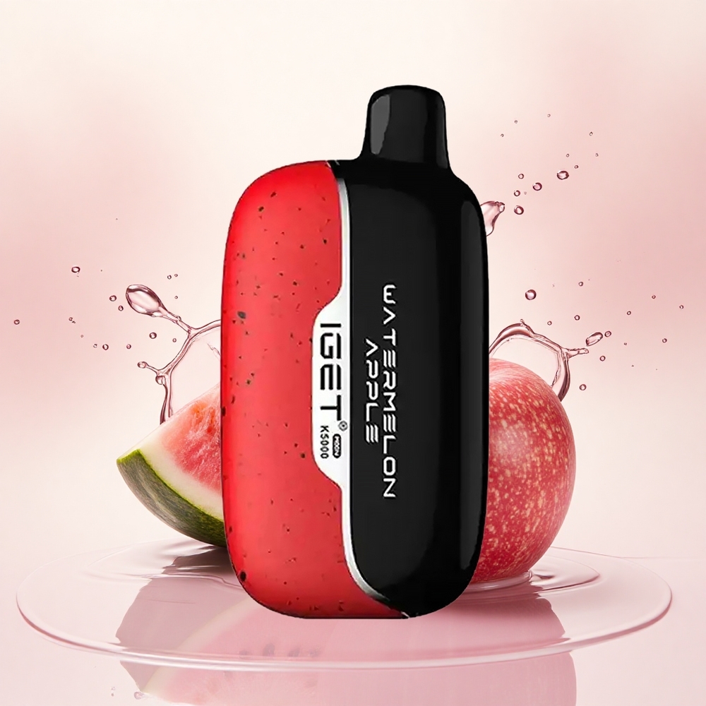 IGET Moon K5000 Puffs Vannmelon Eple Mesh 1.35 Ohm PC 81.5g