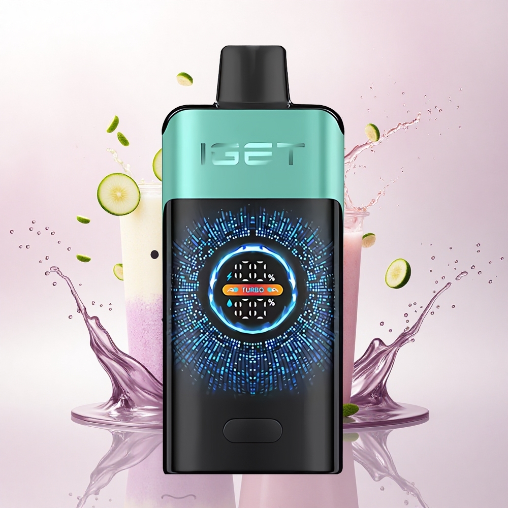 IGET ONE 12000 Puffs Fjellkilde Mynte Is med 2700 mAh og Dual Mesh Coil