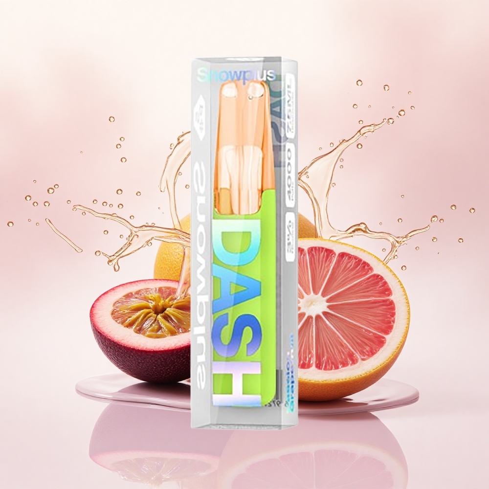 Snowplus Dash 4000 Puffs Passionssitrus Keramisk 530mAh 5% nikotin