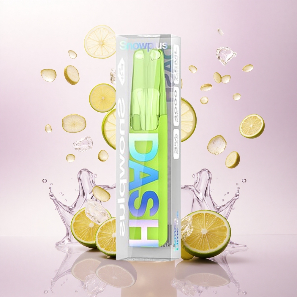 Snowplus Dash 4000 Puffs Sitron Lime Is med 530 mAh