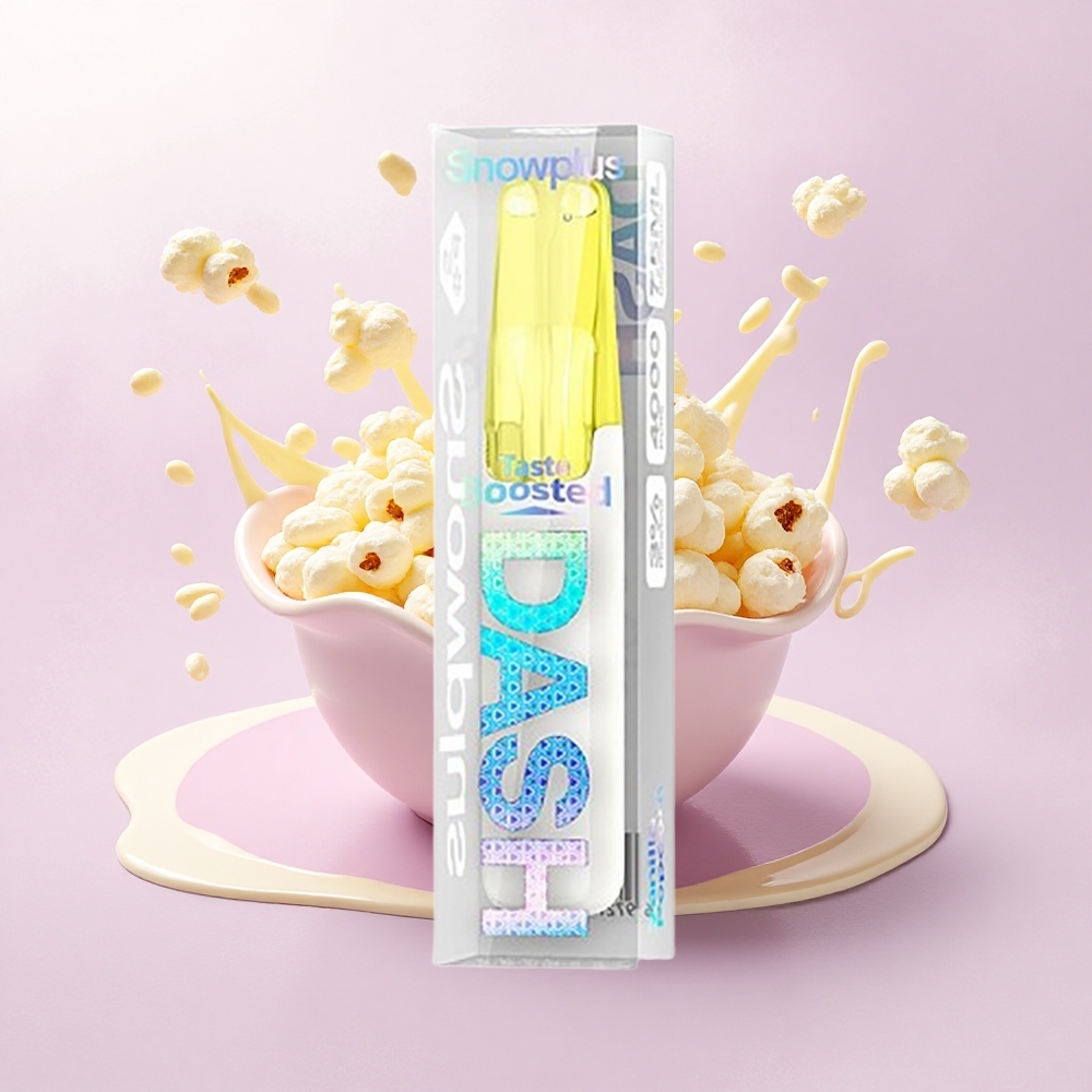Snowplus Dash 4000 Puffs Vanilje Popkorn Keramisk 530 mAh