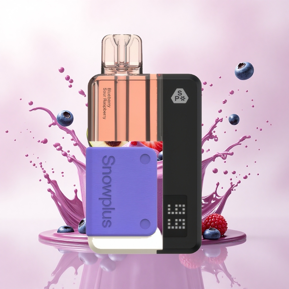 Snowplus Swift 15000 Puffs Pod Kit Blåbær Sur Bringebær 1000 mAh Dual Mesh 12 ml