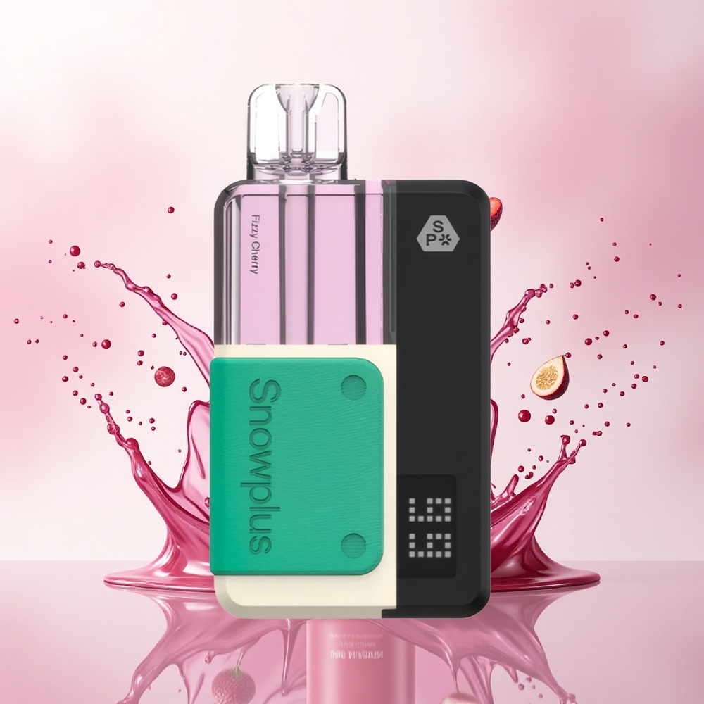 Snowplus Swift 15000 Puffs Pod Kit Knasende Kirsebær 1000 mAh Dual Mesh