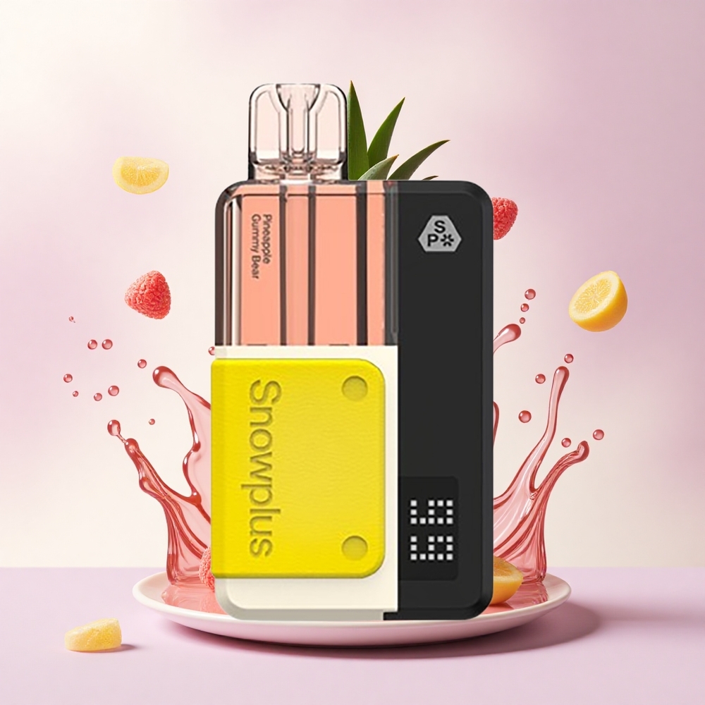 Snowplus Swift 5000 Puffs Ananas Gummy Bjørn 1000 mAh Dual Mesh 2% Nikotin