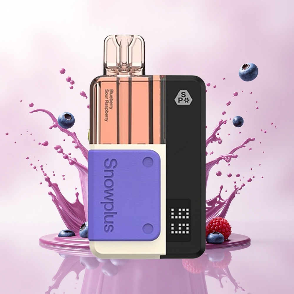 Snowplus Swift 5000 Puffs Blåbær Sur Bringebær 1000 mAh 2% Nikotin