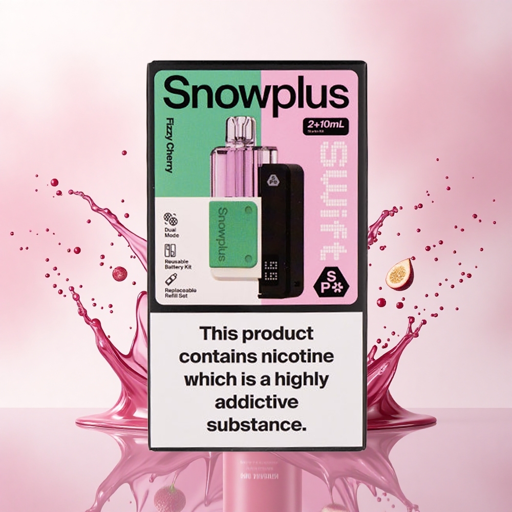 Snowplus Swift 5000 Puffs Sprudlende Kirsebær 1000 mAh Dual Mesh