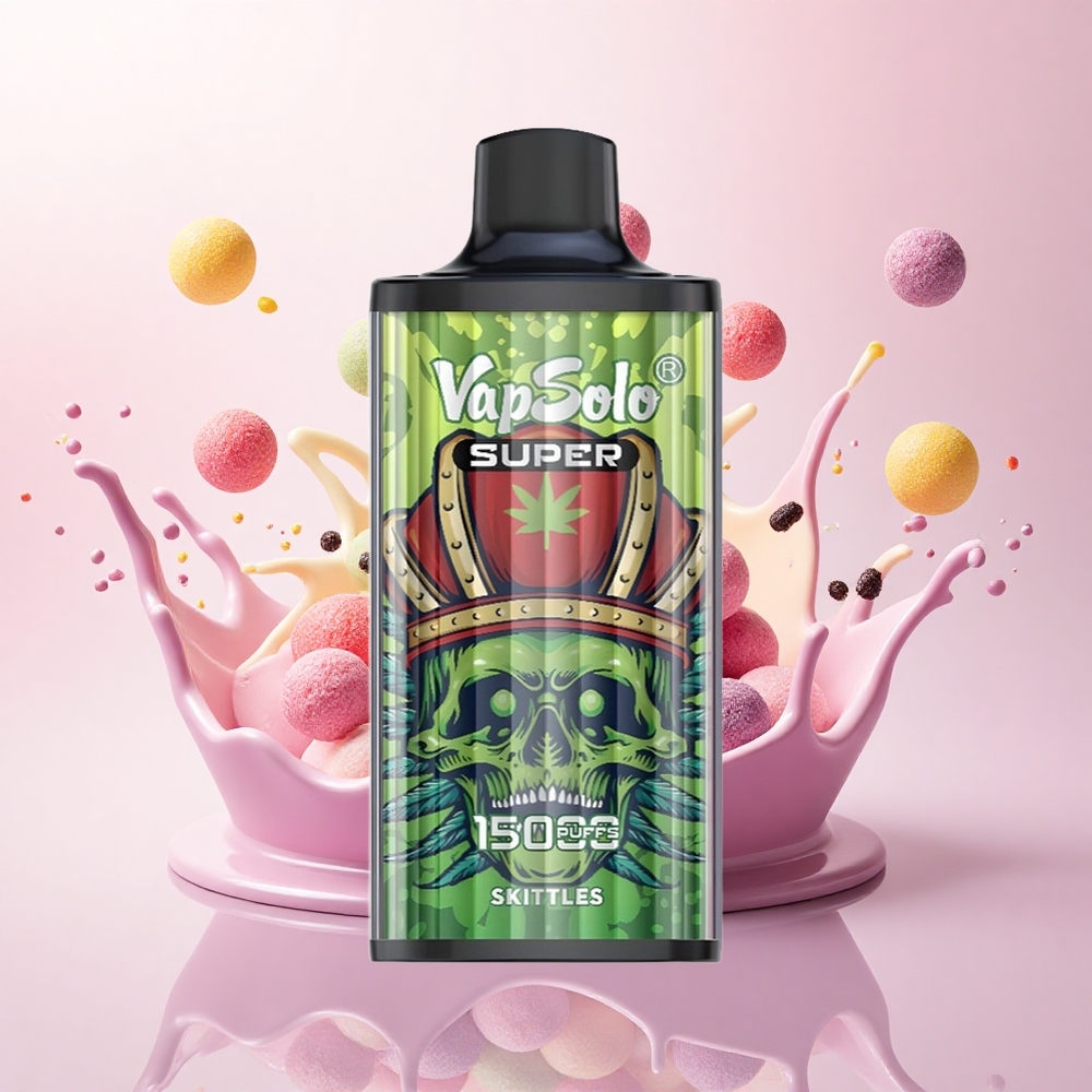 Vapsolo Super 15000 Puffs Skittles 40ml 850mAh Type-C