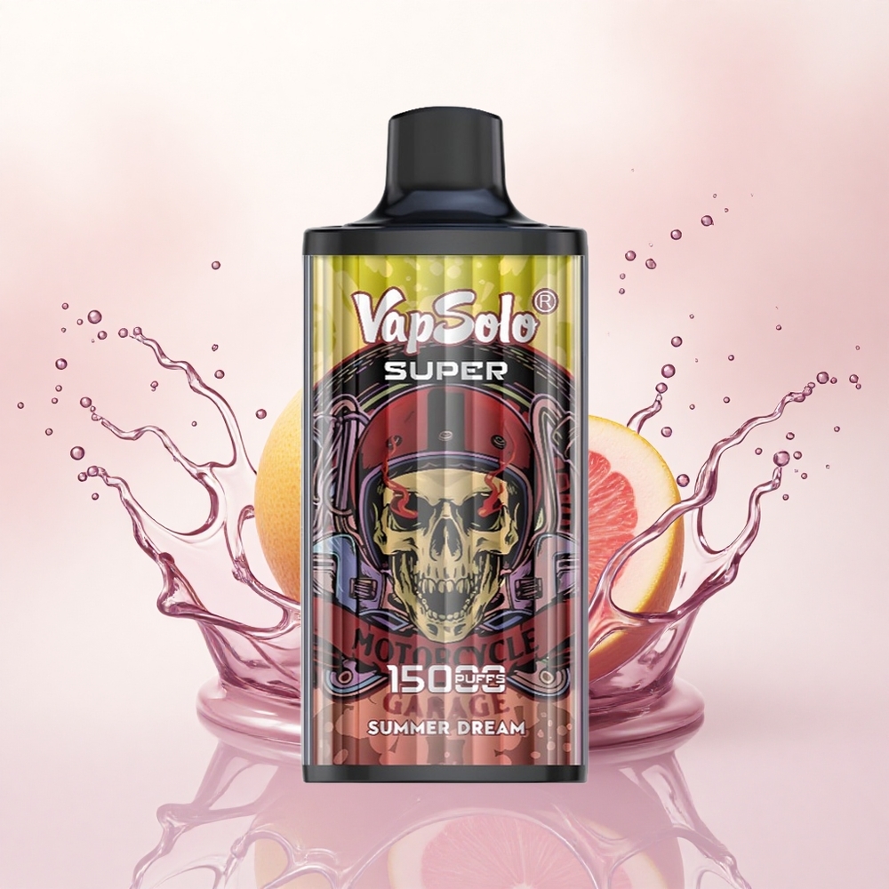Vapsolo Super 15000 Puffs Sommerdrøm 40ml 850mAh Type-C