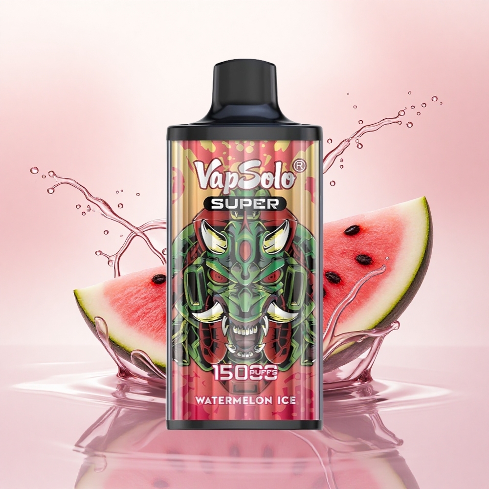 Vapsolo Super 15000 Puffs Vannmelon Is med 850mAh og 40ml
