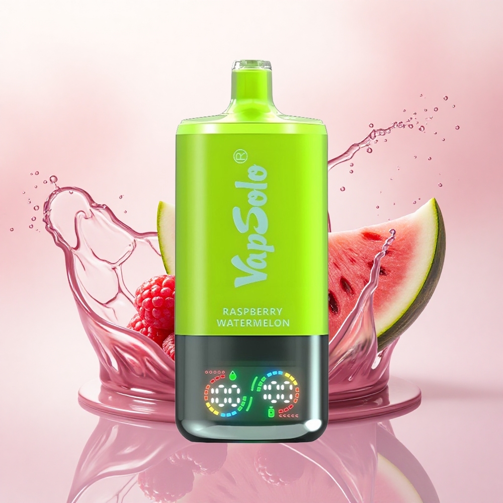 Vapsolo Triple 30000 Puffs Bringebær Vannmelon 40ml 20mg Nikotin Type-C
