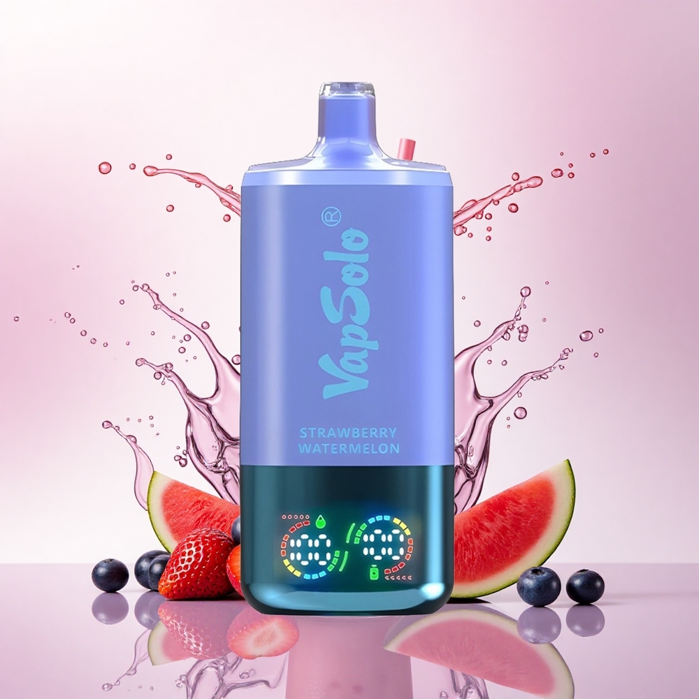 Vapsolo Triple 30000 Puffs Jordbær Vannmelon & Blåbær Is med 40ml E-Væske og 20 mg/ml Nikotin