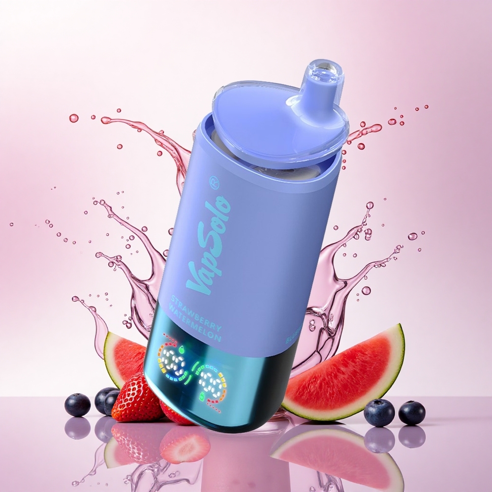 Vapsolo Triple 30000 Puffs Jordbær Vannmelon & Blåbær Is med 40ml E-Væske og 20 mg/ml Nikotin