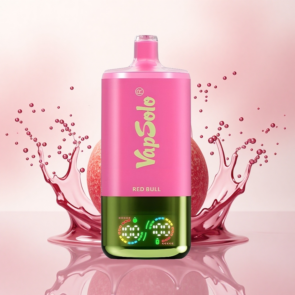 Vapsolo Triple 30000 Puffs Rød Okse 40ml Type-C 20mg nikotin