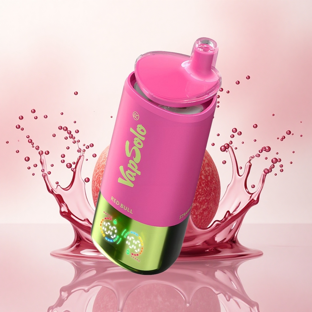 Vapsolo Triple 30000 Puffs Rød Okse 40ml Type-C 20mg nikotin