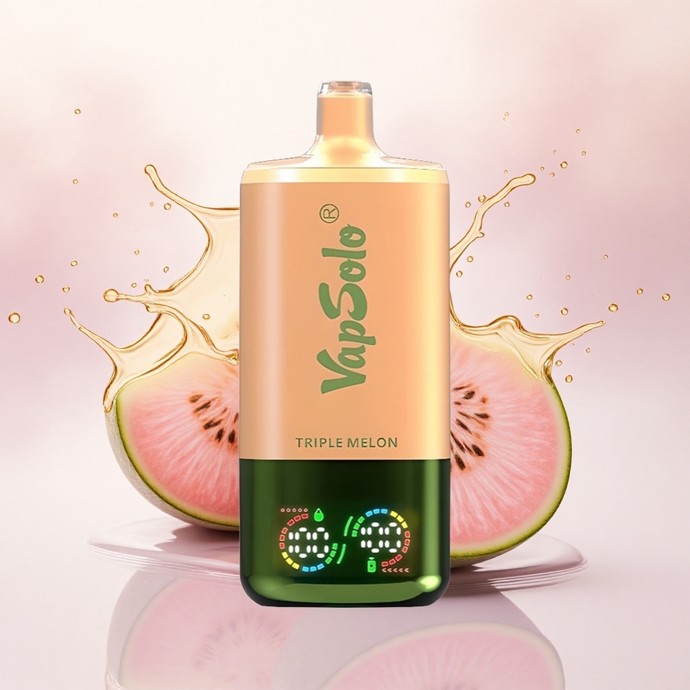 Vapsolo Triple 30000 Puffs Trippelmelon 40ml 20mg nikotin Type-C