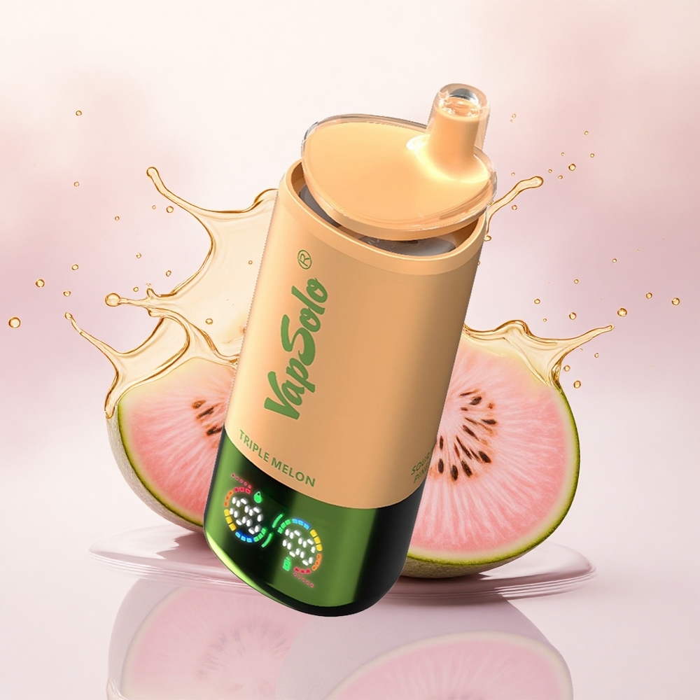 Vapsolo Triple 30000 Puffs Trippelmelon 40ml 20mg nikotin Type-C