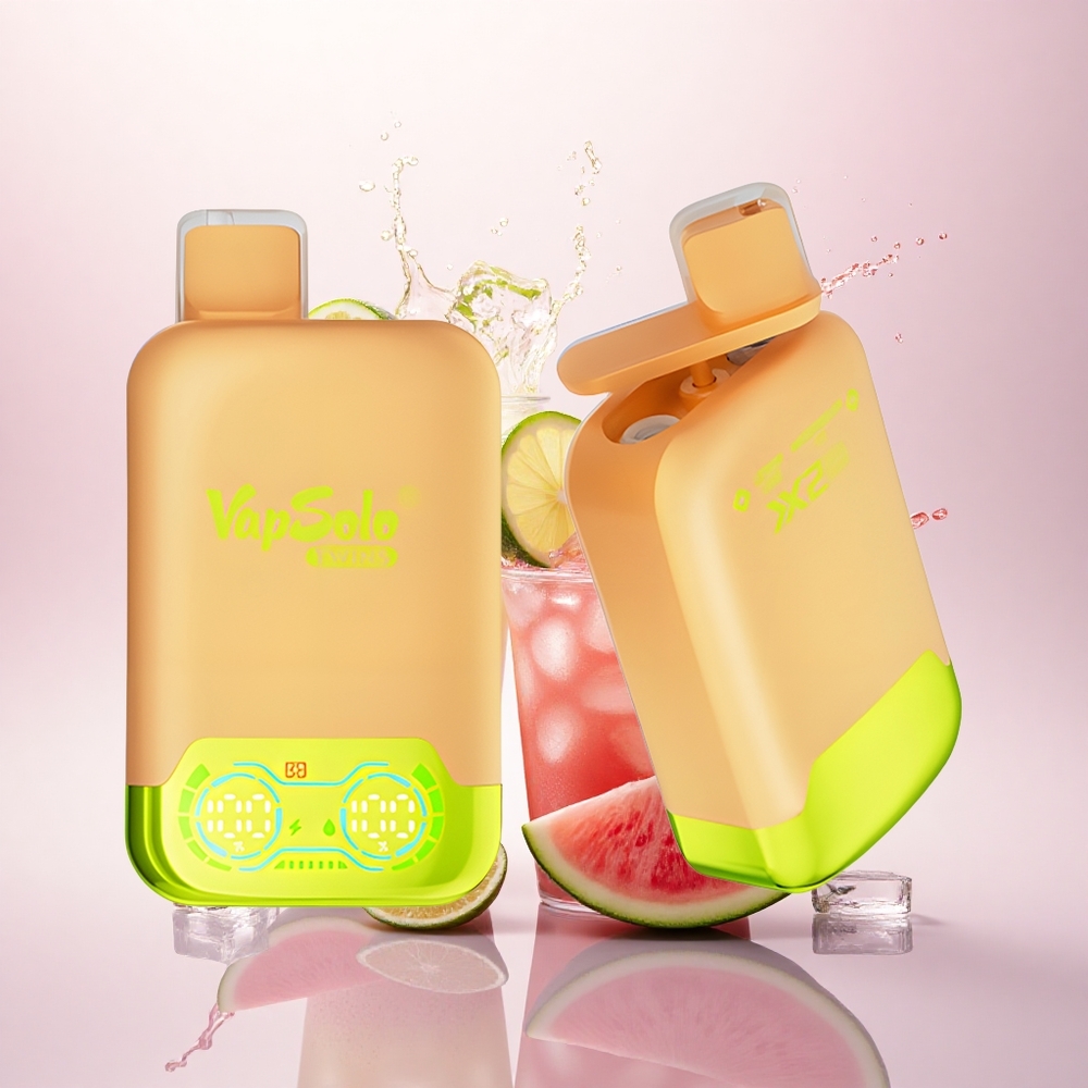Vapsolo Twins 20000 Puffs Sitron Lime & Vannmelon Is 40 ml 20mg/ml nikotin Type-C