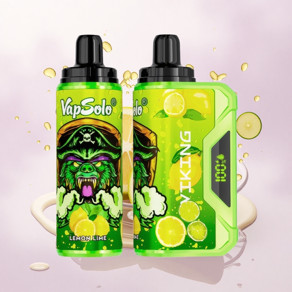 VapSolo VIKING 12000 Puffs Sitron Lime 22ml 20mg nikotin Type-C
