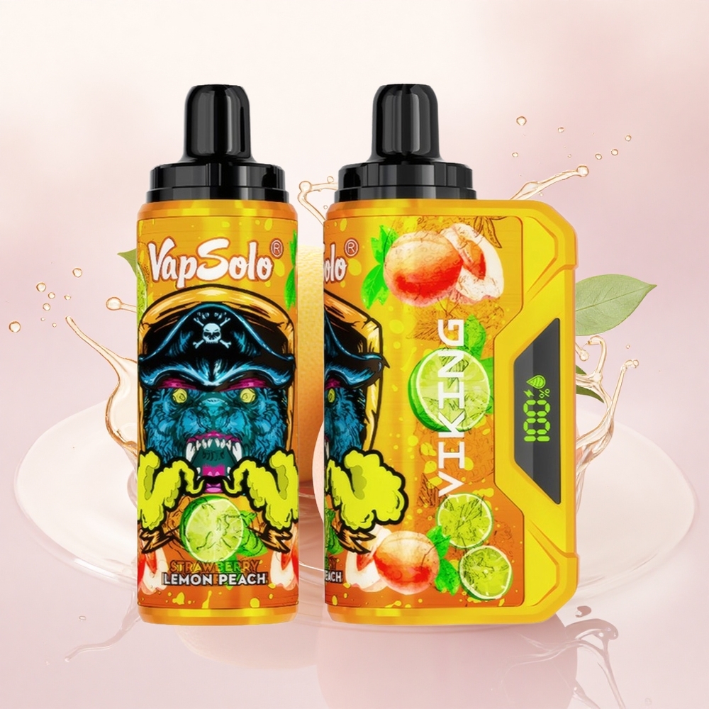 VapSolo VIKING 12000 Puffs Sitronsjokolade Type-C 22ml Nikotin