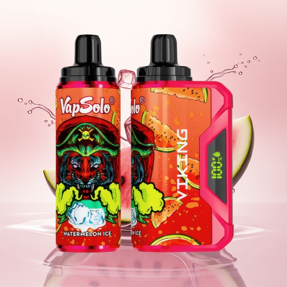 VapSolo VIKING 12000 Puffs Vannmelon Is Type-C 22ml